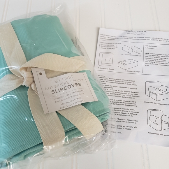 Pottery Barn my first anywhere chair cover aqua - Picture 5 of 5